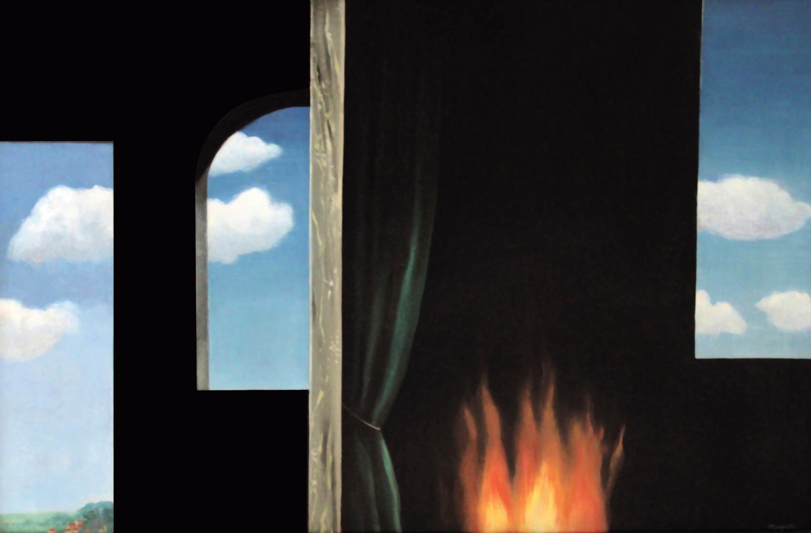 René Magritte (1898-1967), L’Oracle, vers 1931, huile sur toile, 60 x 92 cm. 