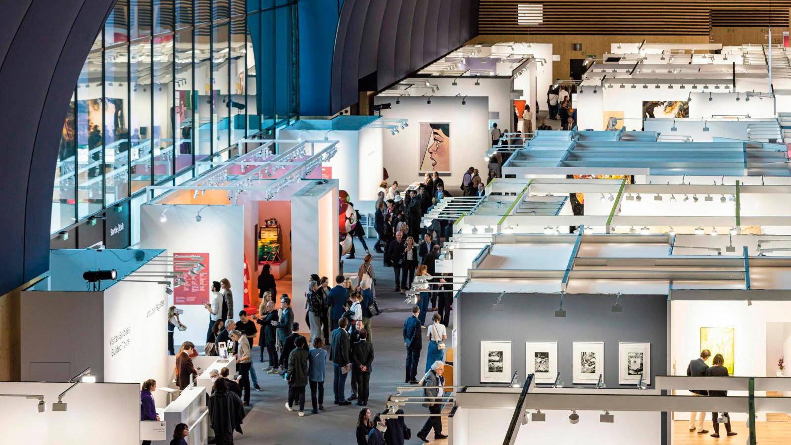 First edition of the Paris fair staged by Art Basel at the Grand Palais éphémère.COURTESY... Report on Paris+: Art Basel's Explosive Debut in the Capital