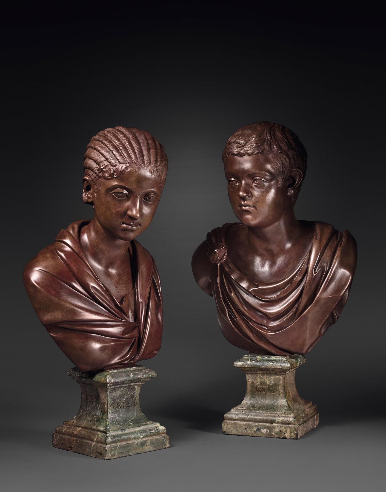Quand le sculpteur Pietro Cipriani reproduit en 1722 des bustes antiques…