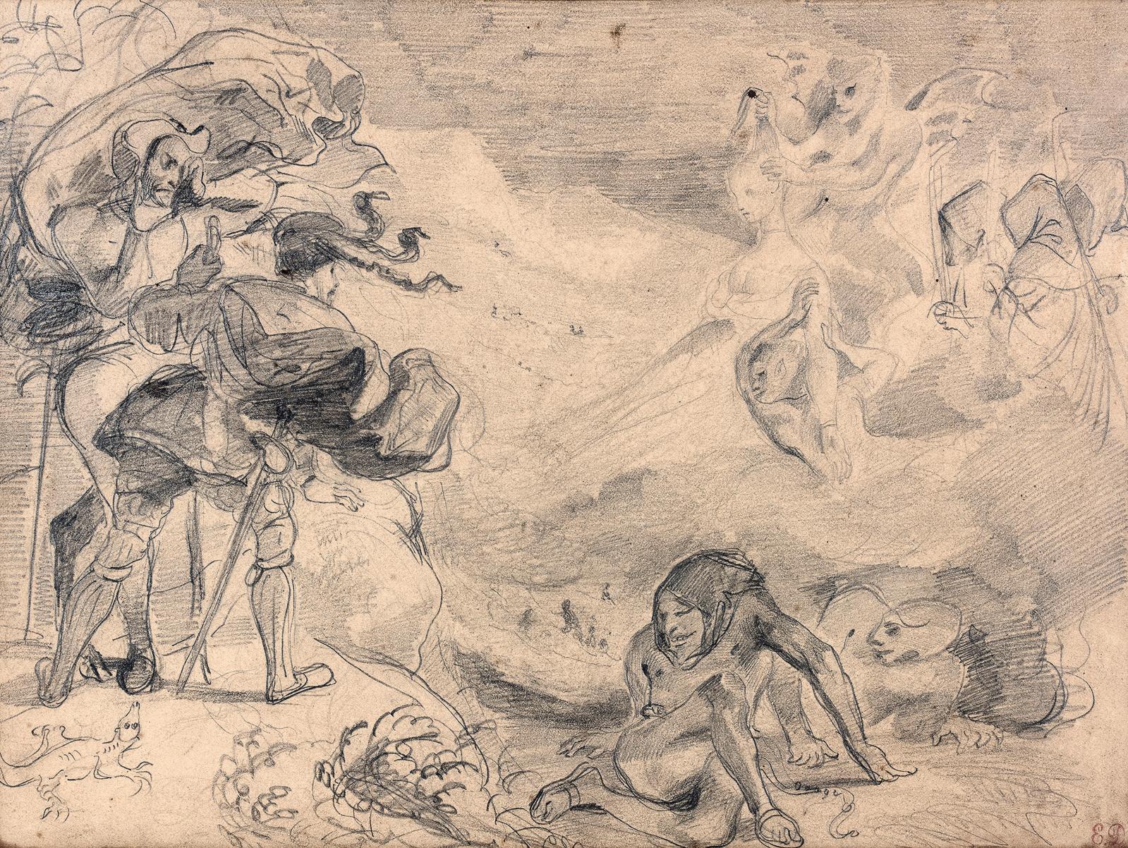 Delacroix, la passion du dessin
