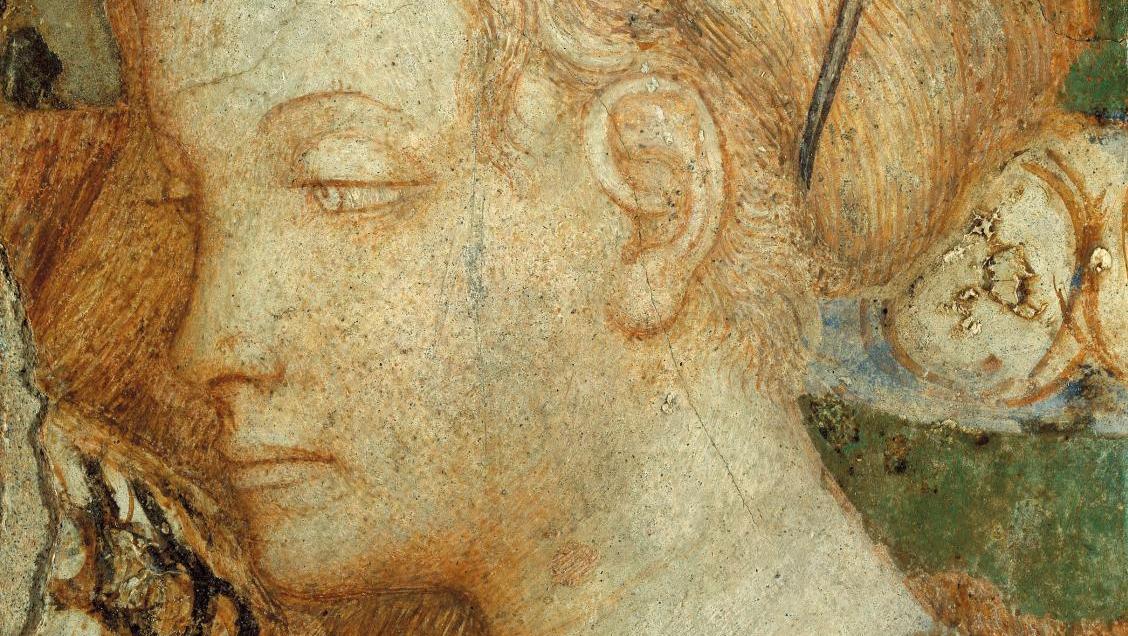 Antonio di Puccio Pisano, dit Pisanello (vers 1395-1455), Tête de femme, 1430-1435,... Pisanello en ses murs à Mantoue