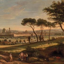 Florence à la fin du XVIIe par Gaspar Van Wittel
