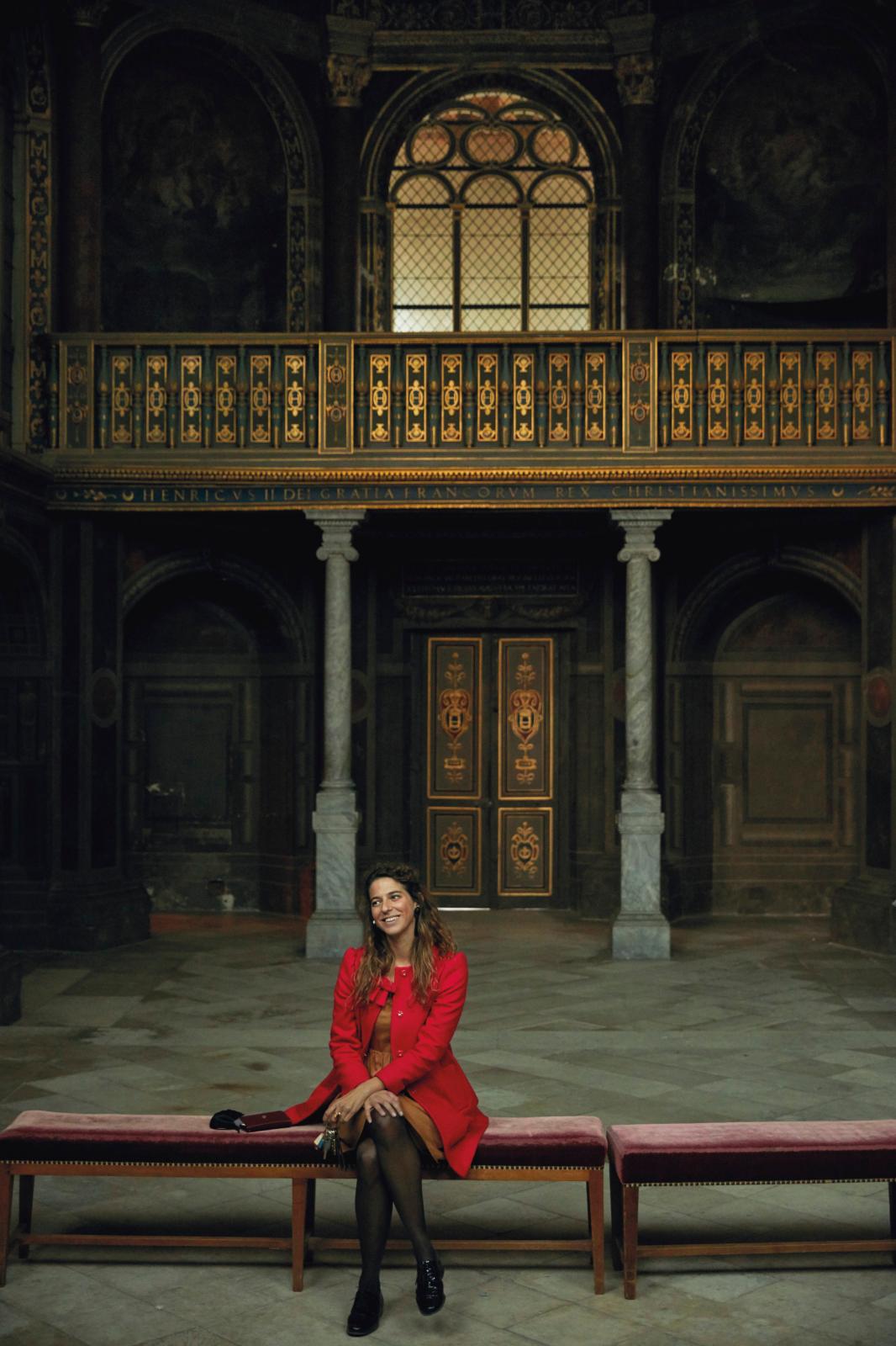 Oriane Beaufils, conservatrice au château de Fontainebleau 