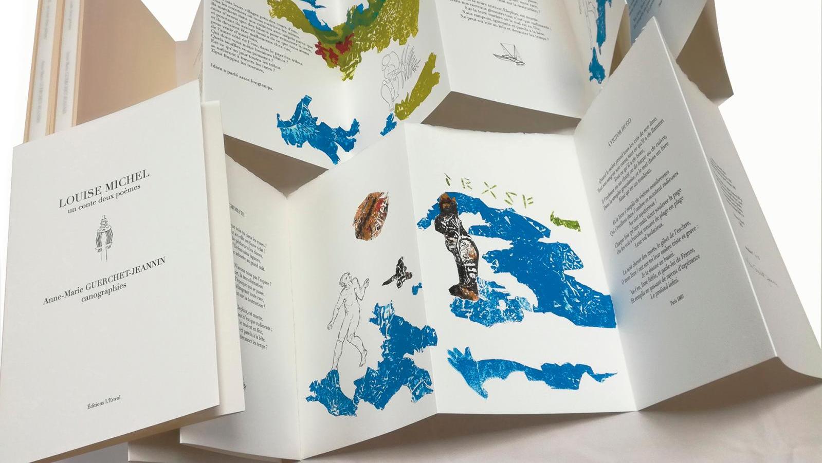 Contes canaques et poèmes, de Louise Michel, illustré des «Canographies» d’Anne-Marie...  Page(s), le salon de la bibliophilie contemporaine de retour à Paris