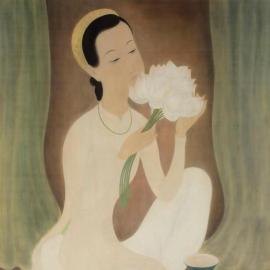 ­­­La Jeune femme et les fleurs de Mai-Thu - Avant Vente