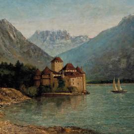 Après-vente - Chillon par Gustave Courbet et Cherubino Patà