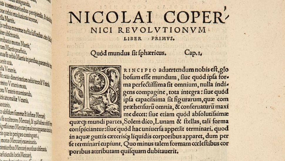 Nicolas Copernic (1473-1534), De revolutionibus orbium coelestium, Libri V, Nuremberg,... Le rideau tombe sur l’aventure Aristophil