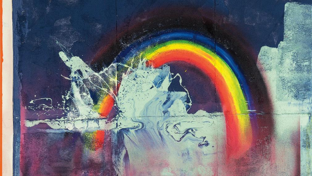 Big Black Rainbow, peinture de l’Américain Vaughn Spann (né en 1992), a été acheté... L’Observatoire: l’arrivée fracassante des millennials 