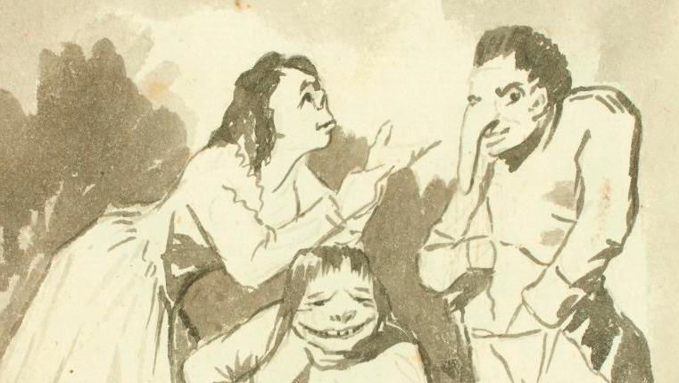 Francisco José de Goya y Lucientes, (1746–1828), known as Francisco de Goya, Le pide... Goya as the Standard-Bearer of a 