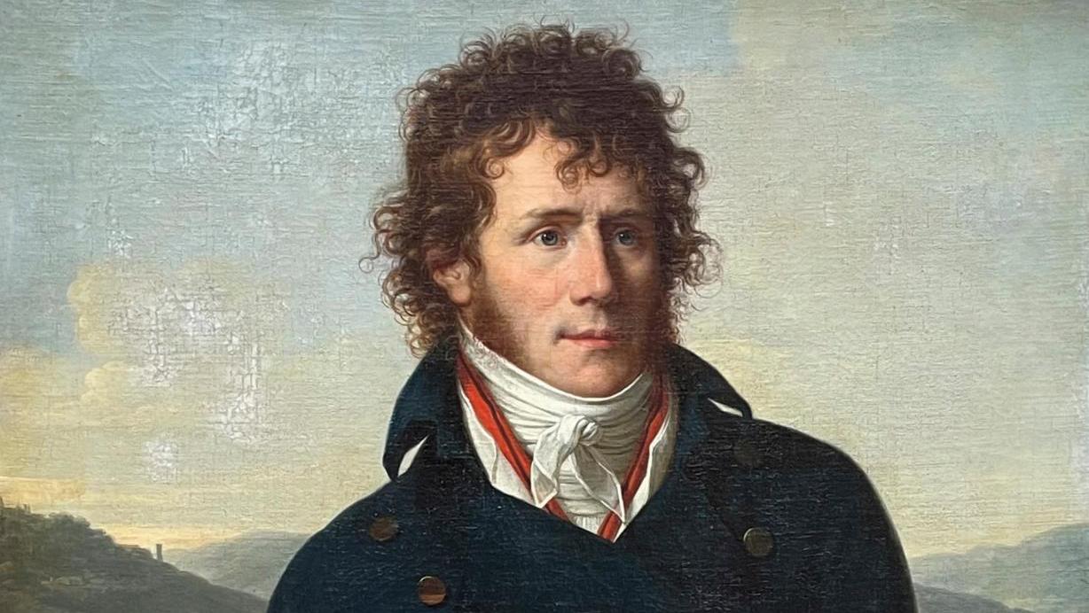 François-Xavier Fabre (1766-1837), Portrait de Pierre-Édouard Lefebvre de Béhaine... Un portrait diplomatique signé François-Xavier Fabre