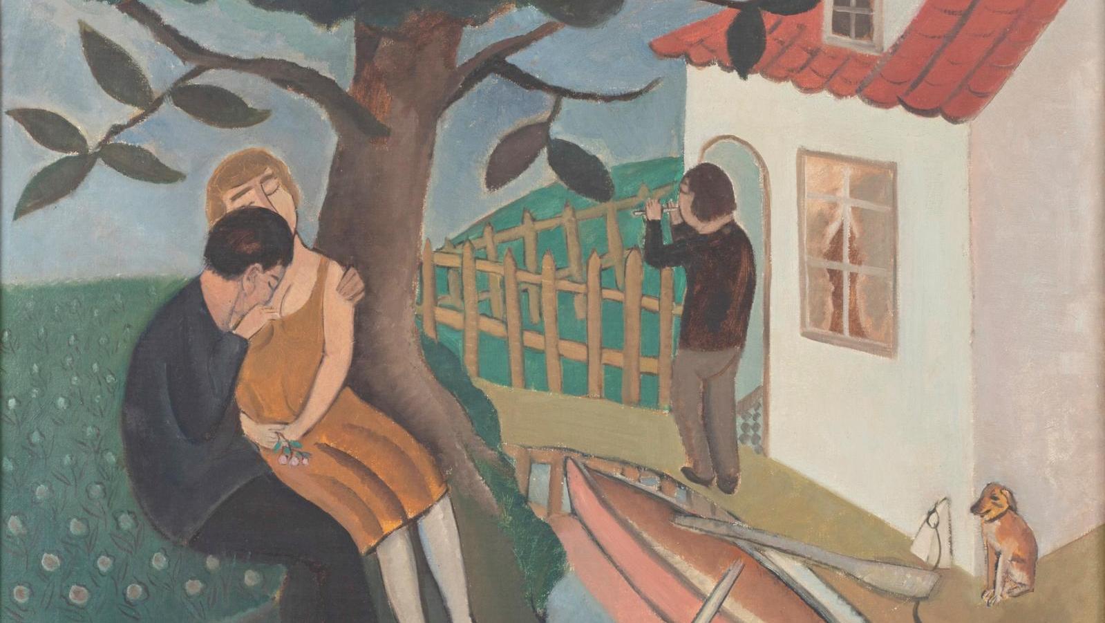 Edgard Tytgat (1879-1957), La Flûte enchantée, 1924, huile sur toile, 46 x 61 cm.Estimation :... Une Flûte qui enchante d’Edgard Tytgat