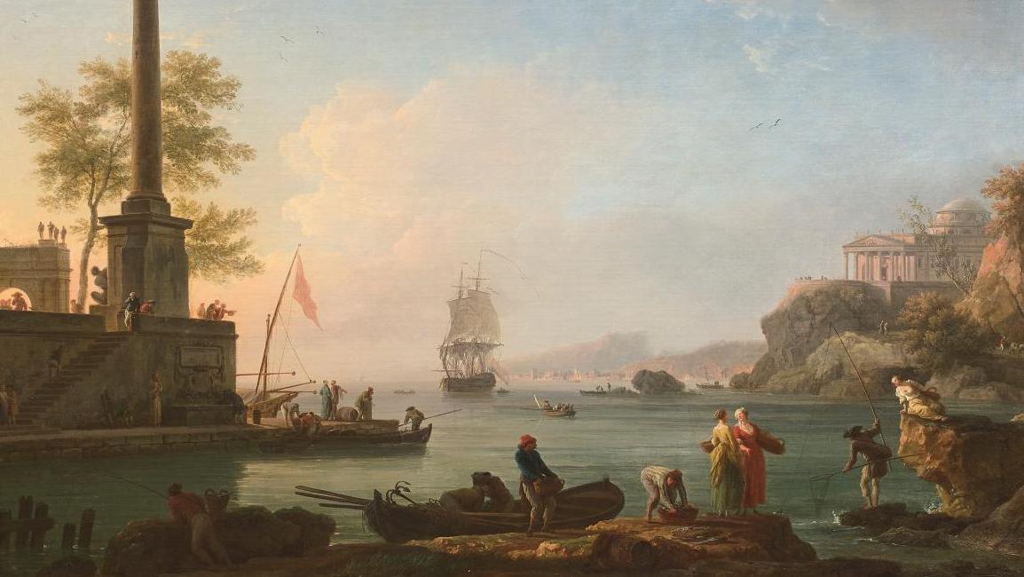 Claude Joseph Vernet (1714-1789), Vue des Isles de l’Archipel, huile sur toile, 1758,... Claude Joseph Vernet, entre rêve et réalité
