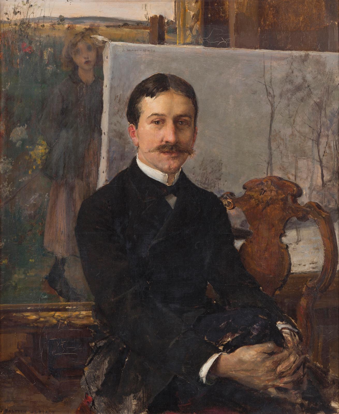 Jules-Bastien Lepage (1848-1884), Portrait de Maurice Fenaille, 1883, huile sur toile, 37 x 30 cm. Adjugé : 185 600 €