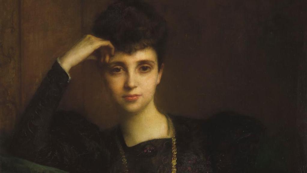 Pascal Dagnan-Bouveret (1852-1929), La Comtesse de Béarn, 1897, huile sur toile,... Martine de Béhague, une esthète à la Belle Époque 