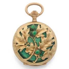 Une montre de col signée Lalique 