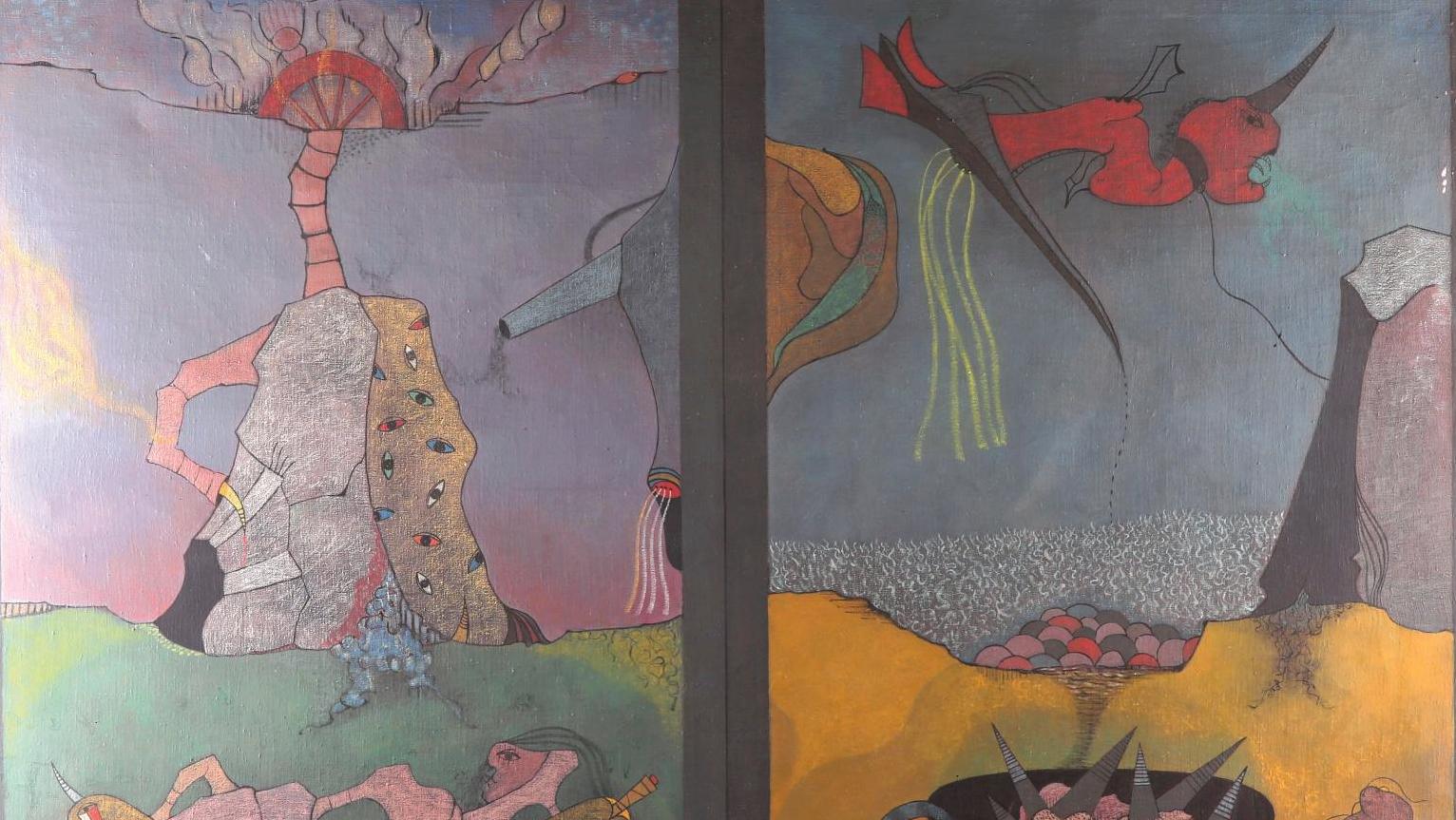 Édouard Vuillard (1868-1940), Jeune femme à la robe rose, pastel et crayons sur papier,... Le monde selon Jorge Camacho