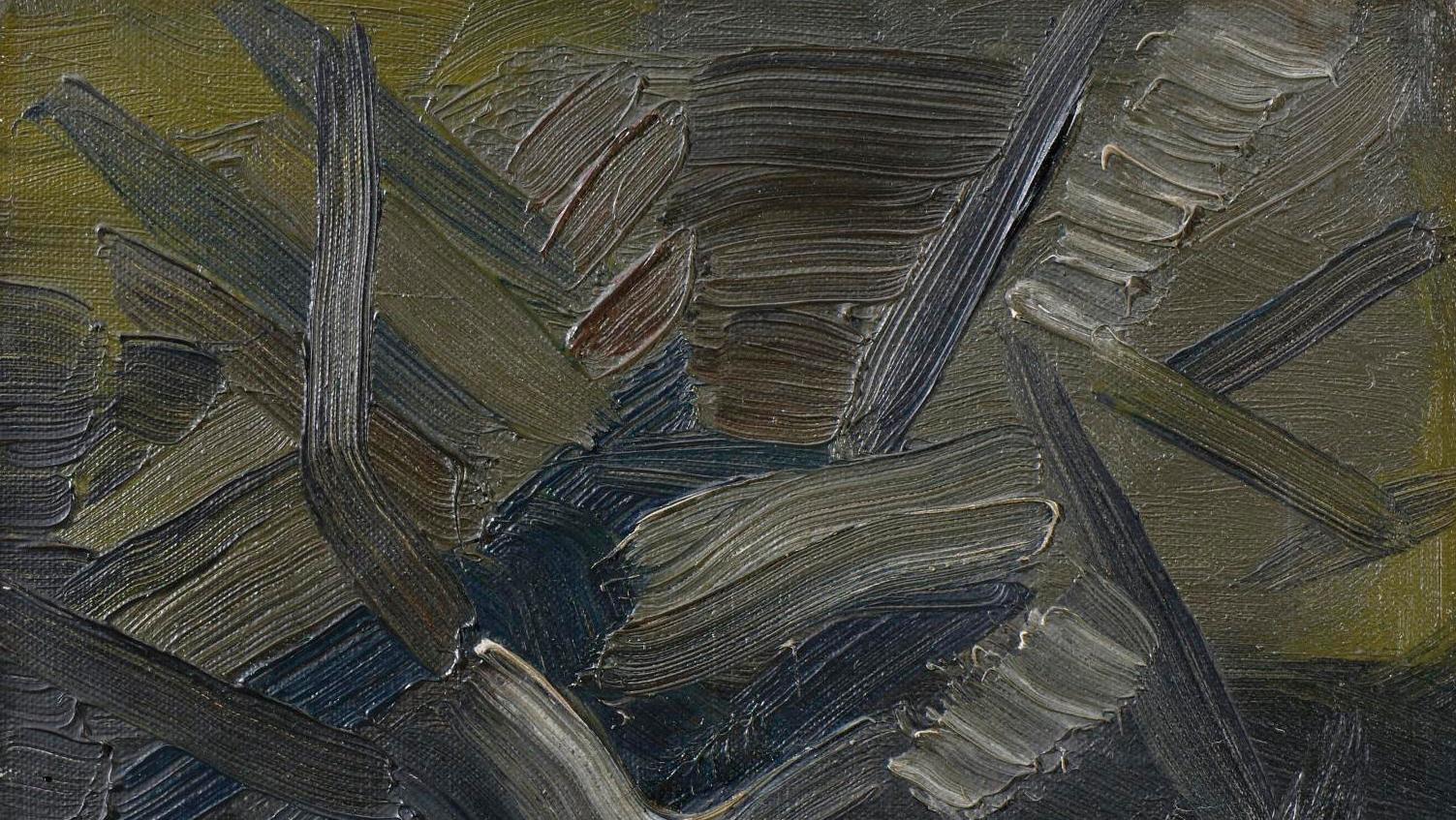 Nicolas de Staël (1914-1955), Composition, 1946, oil on canvas, signed, 22 x 27 cm/8.7... Nicolas de Staël: Towards Abstraction