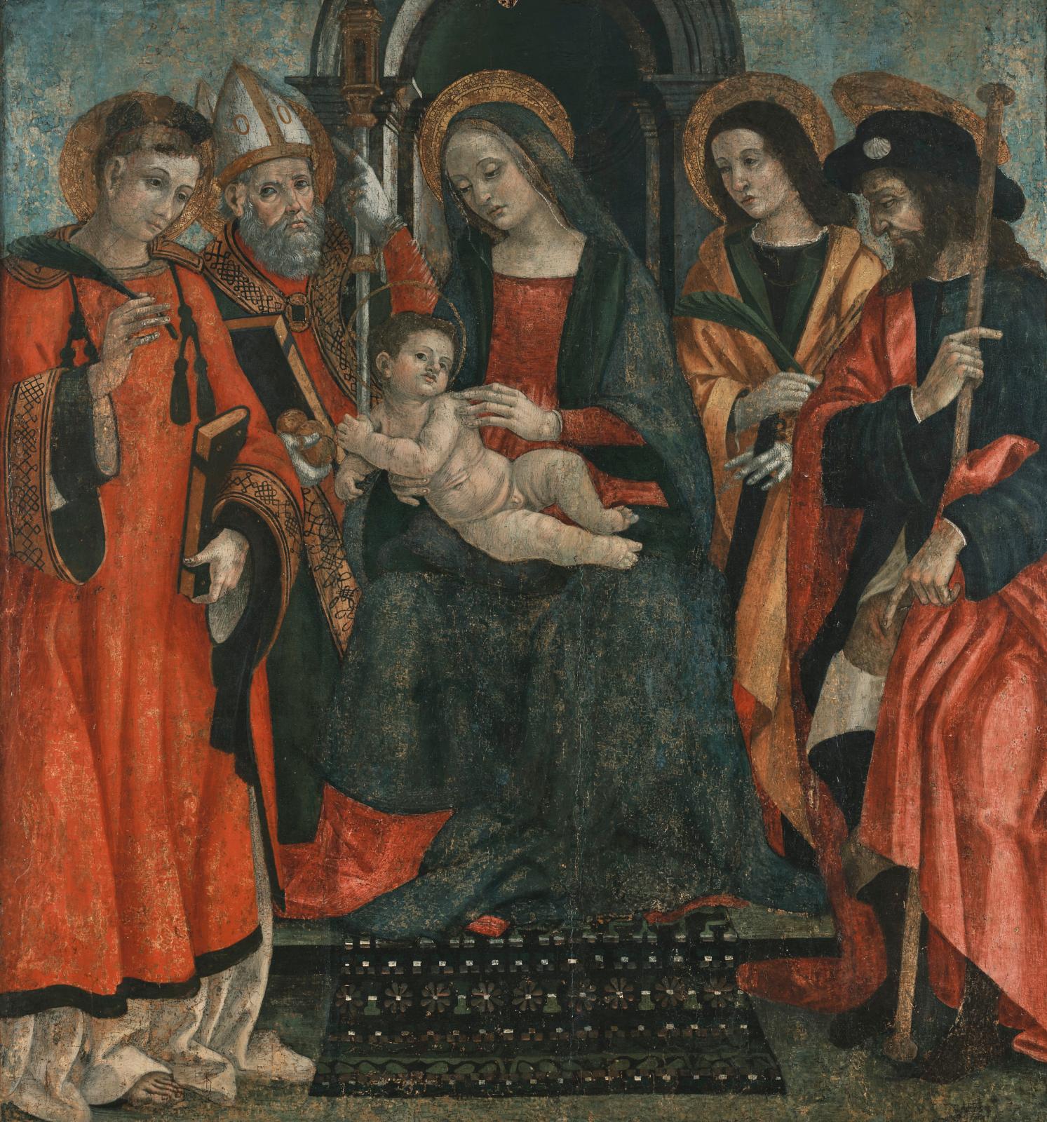 La Vierge et l’Enfant en sainte compagnie