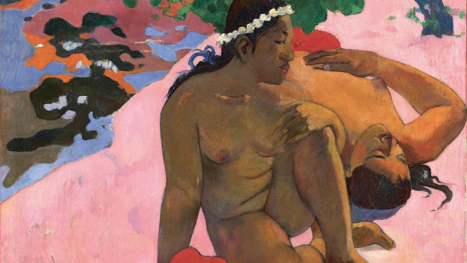 Paul Gauguin (1848-1903), "Aha oe feii?" (Are You Jealous?), 1892, oil on canvas,... Gauguin: Historical Sales 