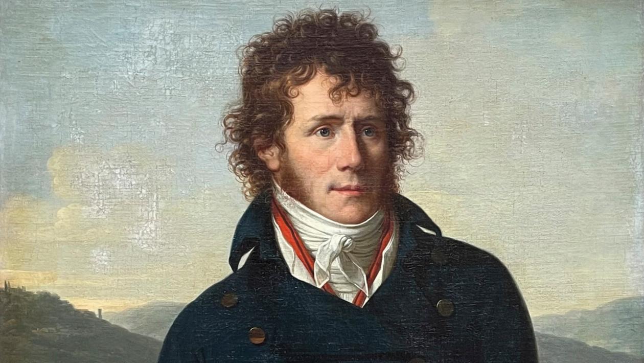 François-Xavier Fabre (1766-1837), Portrait de Pierre-Édouard Lefebvre de Béhaine... Florence par François-Xavier Fabre