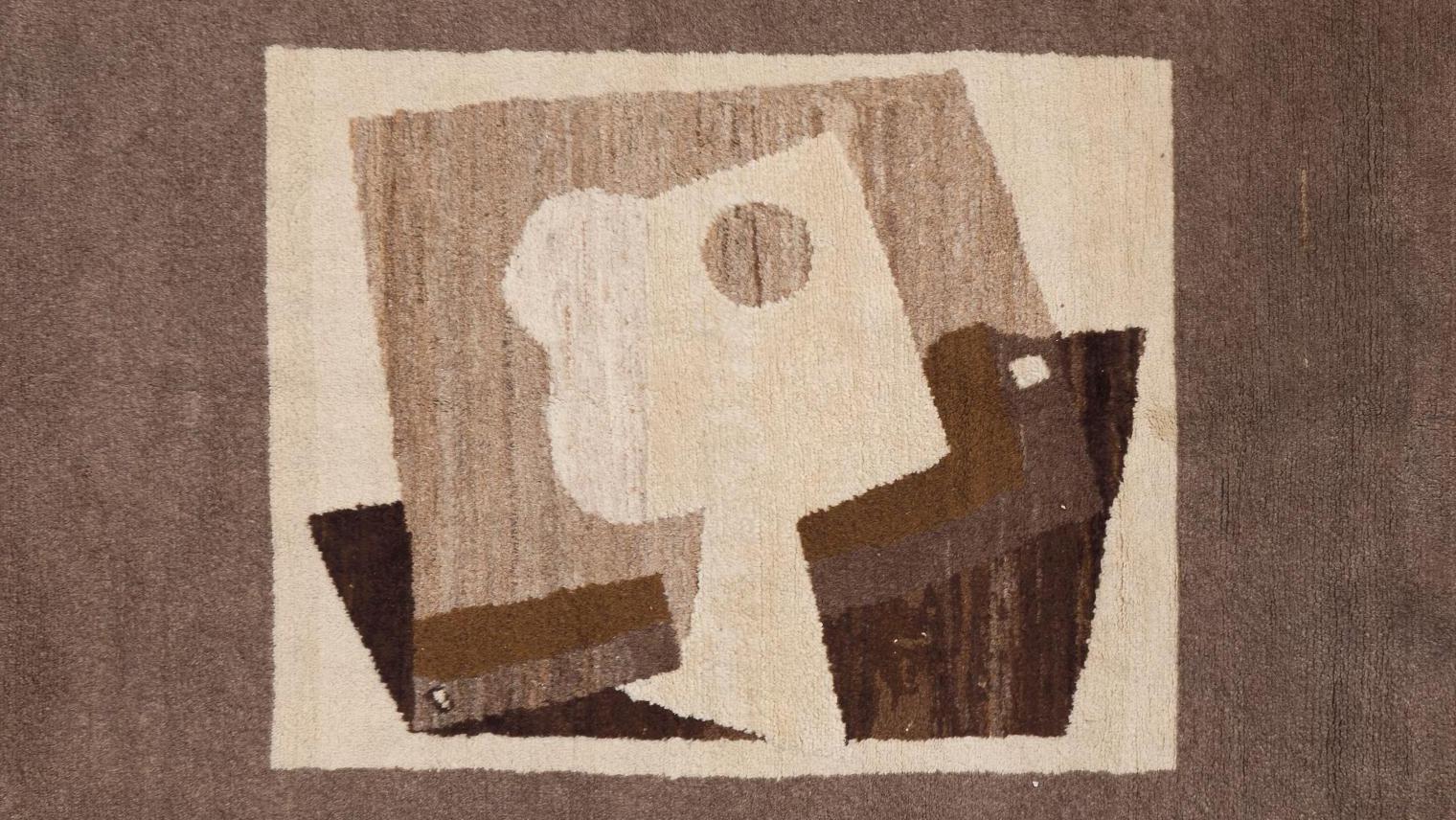 Marie Cuttoli (1879-1973) and Pablo Picasso (1881-1973), colored wool hand-knotted... A Resounding Success for the Decorative Arts 