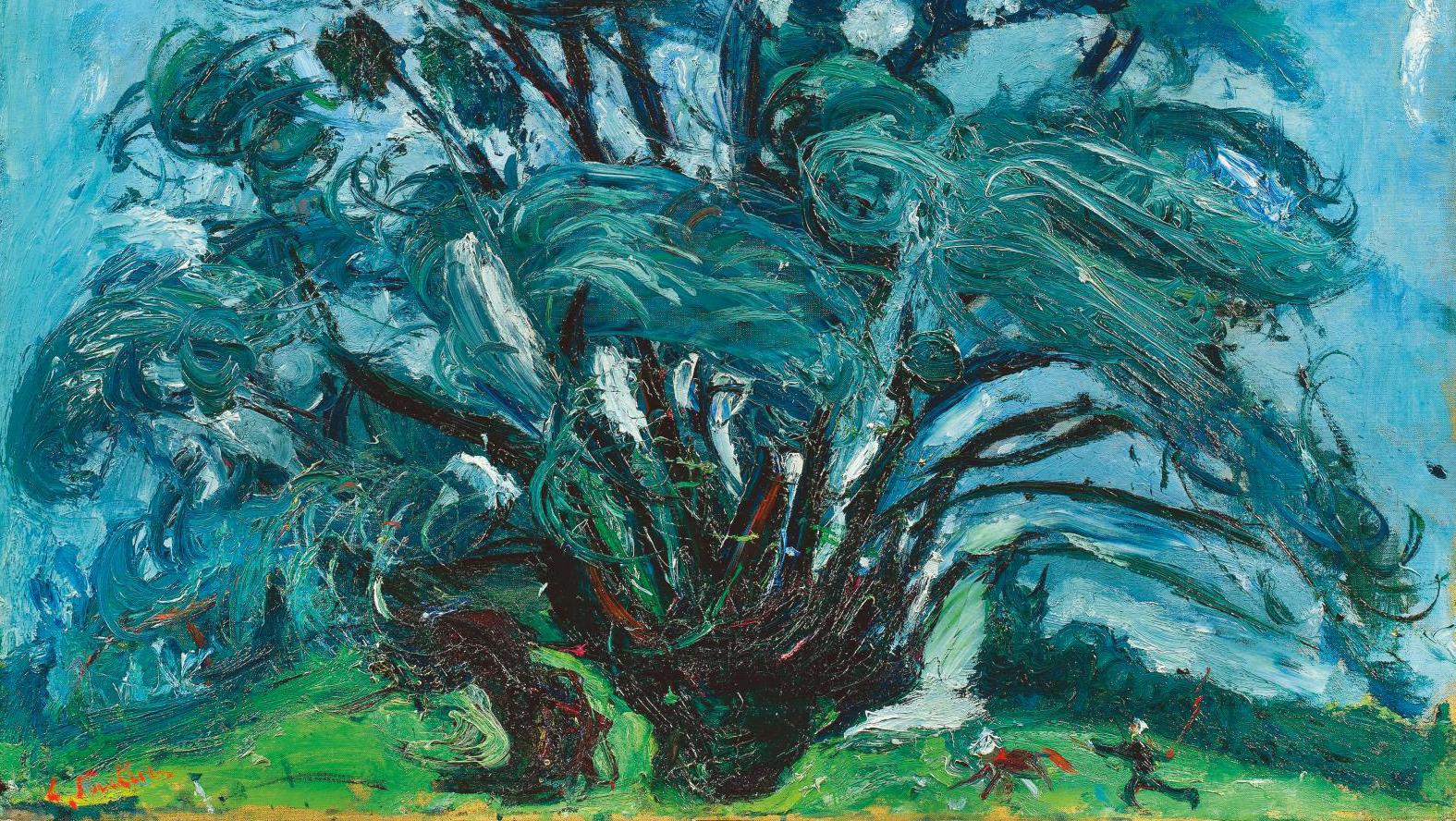 Chaïm Soutine (1894-1943), Trees in the Wind or Before the Storm, c. 1939, oil on... A Strong Wind for Soutine and Bram Van Velde