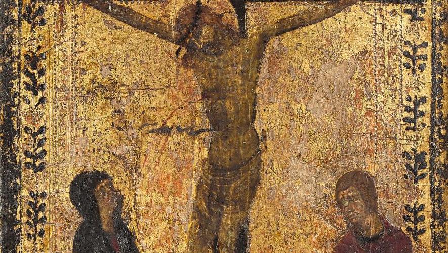 Maître de Monte Oliveto Maggiore, actif à Sienne et sa région entre 1305 et début... Une peinture siennoise du XIVe siècle