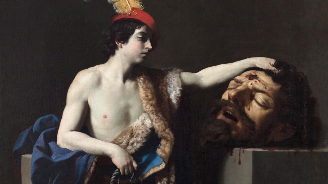 Guido Reni (1575-1642), David tenant la tête de Goliath, vers 1605-1606, huile sur... Rétrospective Guido Reni à Francfort