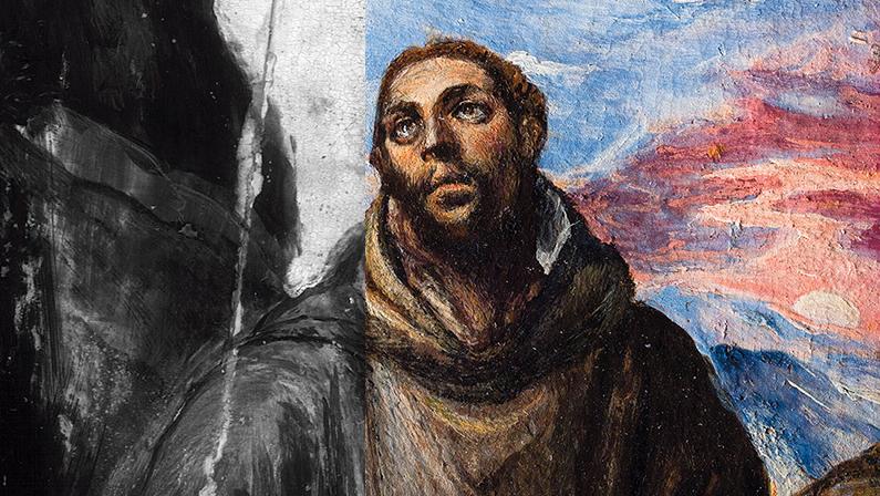 Le Greco (1541-1614), Saint Francois recevant les stigmates, 1570-1575, huile sur... Journée d’étude sciences & arts : en quête d’une lingua franca