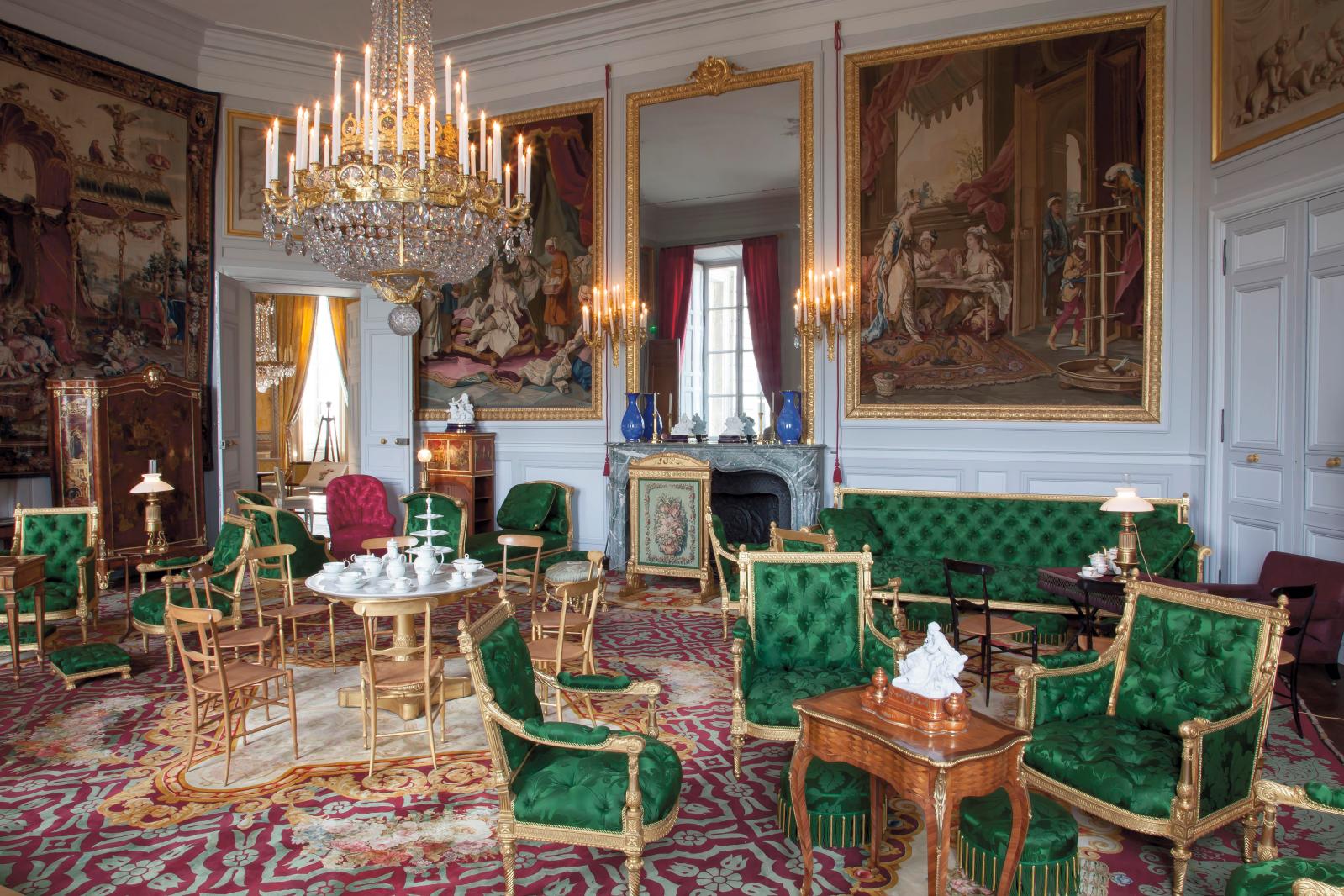 Le salon de thé de l’Impératrice. © RMN-Grand Palais (domaine de Compiègne) / Christophe Chavan