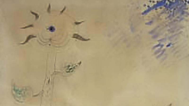 Joan Miró (1893-1983), Le Piège, 1924. Huile sur toile. 92,7 x 73,5 cm. M. Fleiss.Adjugé... Avis de records mondiaux, de Jean Arp à Clovis Trouille
