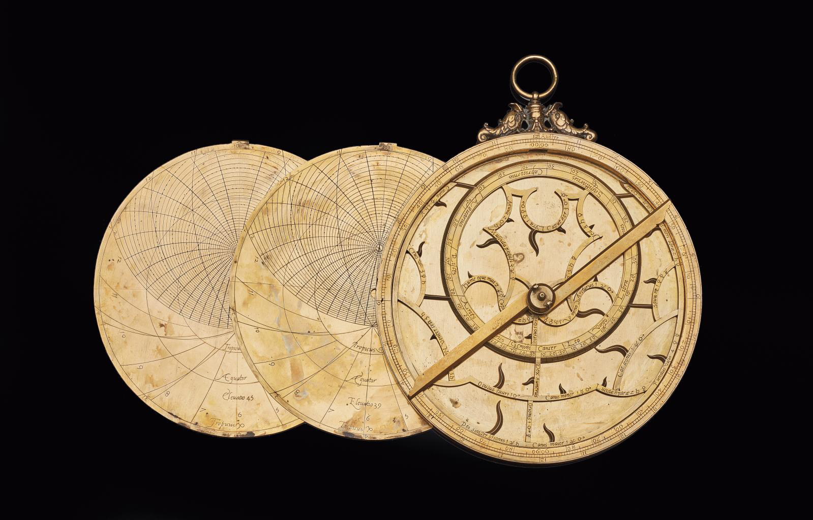 A 16th-Century Astrolabe Positioned Under a Lucky Star 