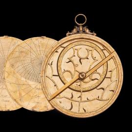 A 16th-Century Astrolabe Positioned Under a Lucky Star  - Pre-sale