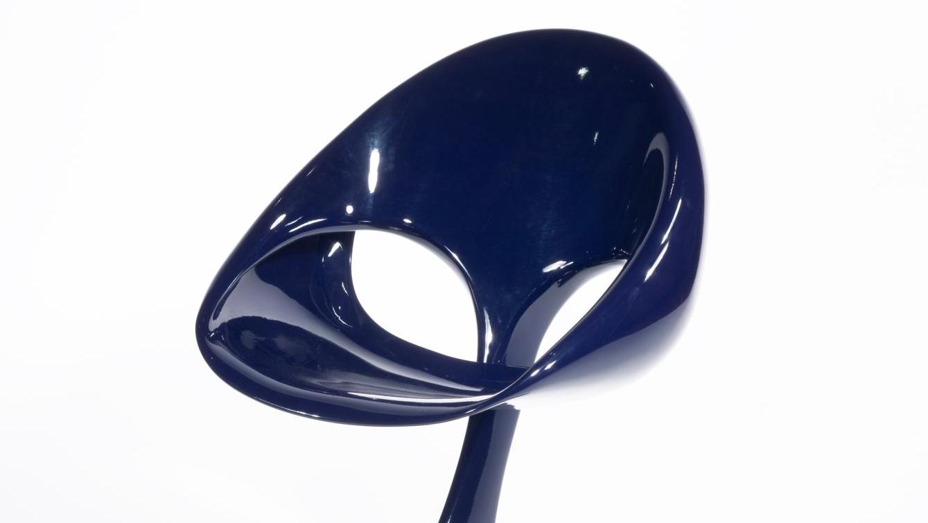 Luigi Colani (1928-2019), Poly-COR, 1968, polyester renforcé de fibre de verre, collection... Les mille et une chaises de Thierry Barbier-Mueller au Mudac, à Lausanne