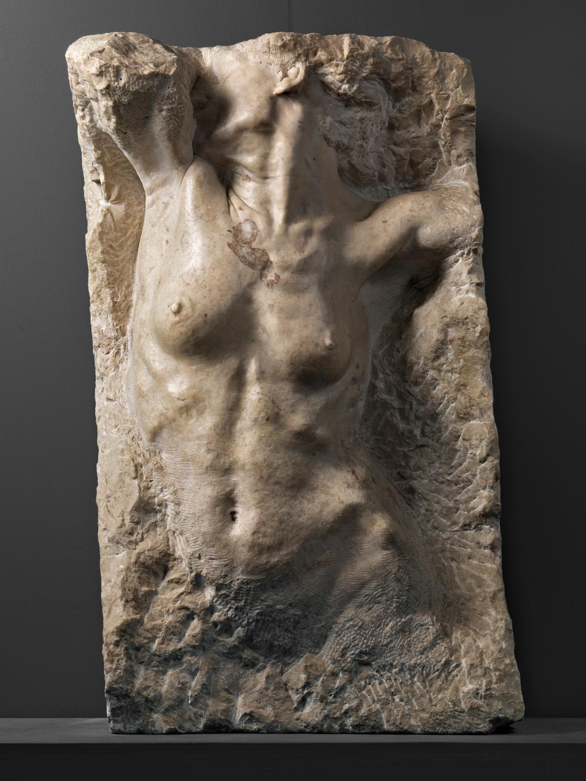 Franco Asco (1903-1970), Nu féminin, 1927, marbre, 103 x 58 x 30 cm. Photo courtesy Arrigo Coppitz