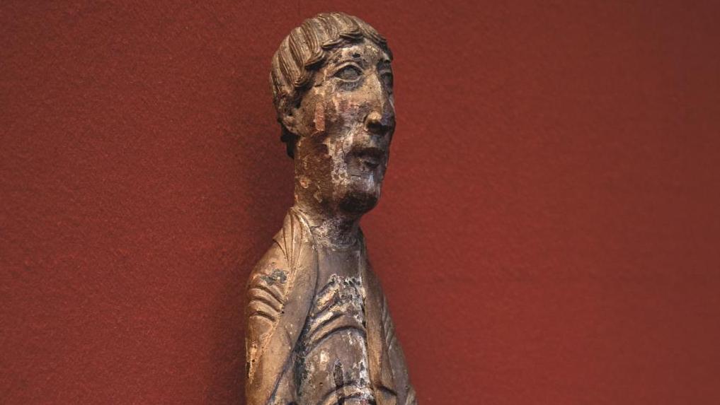 Bourbonnais (Allier), première moitié du XIIe siècle, Christ en majesté, ronde-bosse... Les retrouvailles d’un Christ roman et de sa mère
