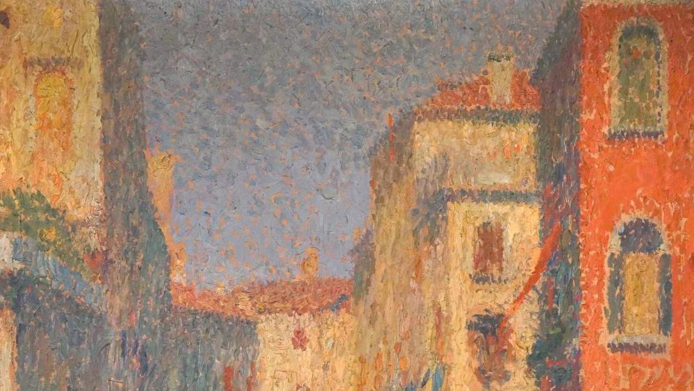 Henri Martin (1860-1943), Canal à Venise, huile sur carton cloué sur panneau, 72 x 48,8 cm.Estimation :... Henri Martin sous le charme de Venise