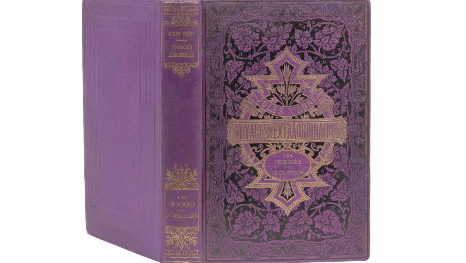   Jules Verne, Hetzel et une rare grenade violette 