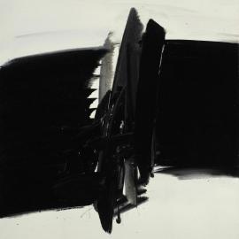 André Marfaing’s Black Abstract Paintings - Pre-sale