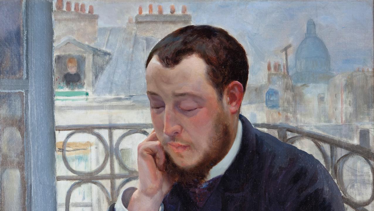 Jules-Gabriel Hubert-Sauzeau (1856-1927), Homme à la lecture dans le Quartier latin,... Première rétrospective Hubert-Sauzeau à Niort