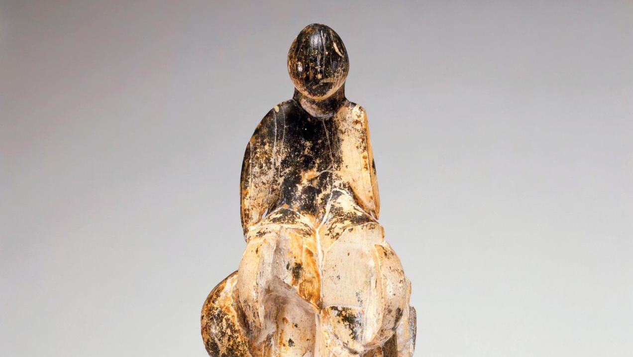 Gravettien, entre 26 000 et 23 000 av. J.-C. Vénus découverte en 1922 dans la grotte... Art et préhistoire au musée de l’Homme