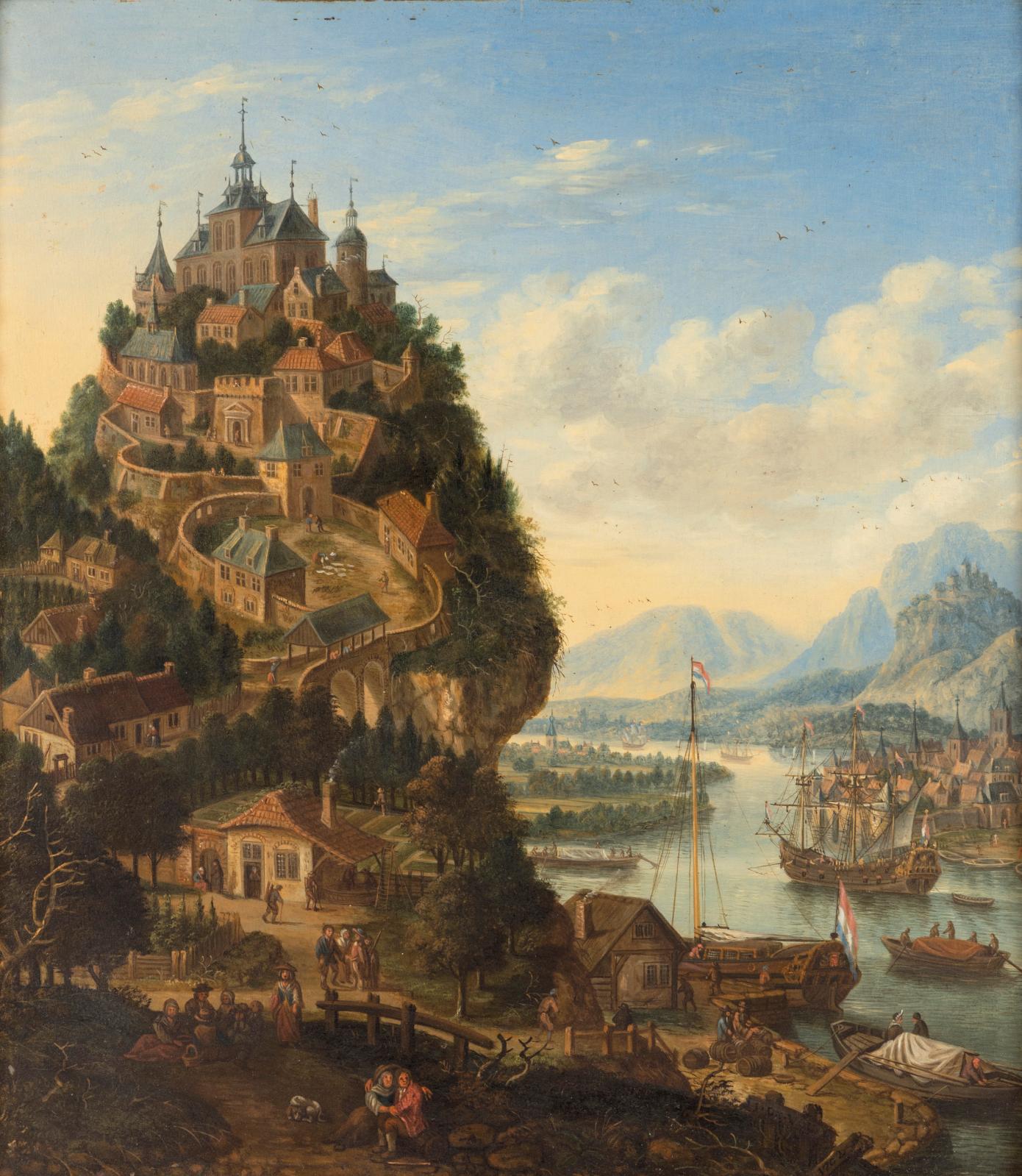 Un paysage imaginaire de Johannes de Vou
