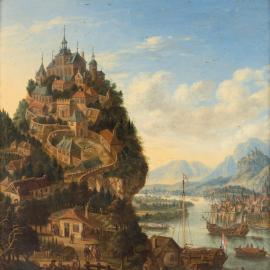 Panorama (avant-vente) - Un paysage imaginaire de Johannes de Vou