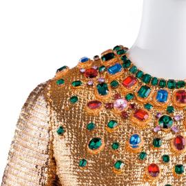 Fashion Gold at the Yves Saint Laurent Museum in Paris 