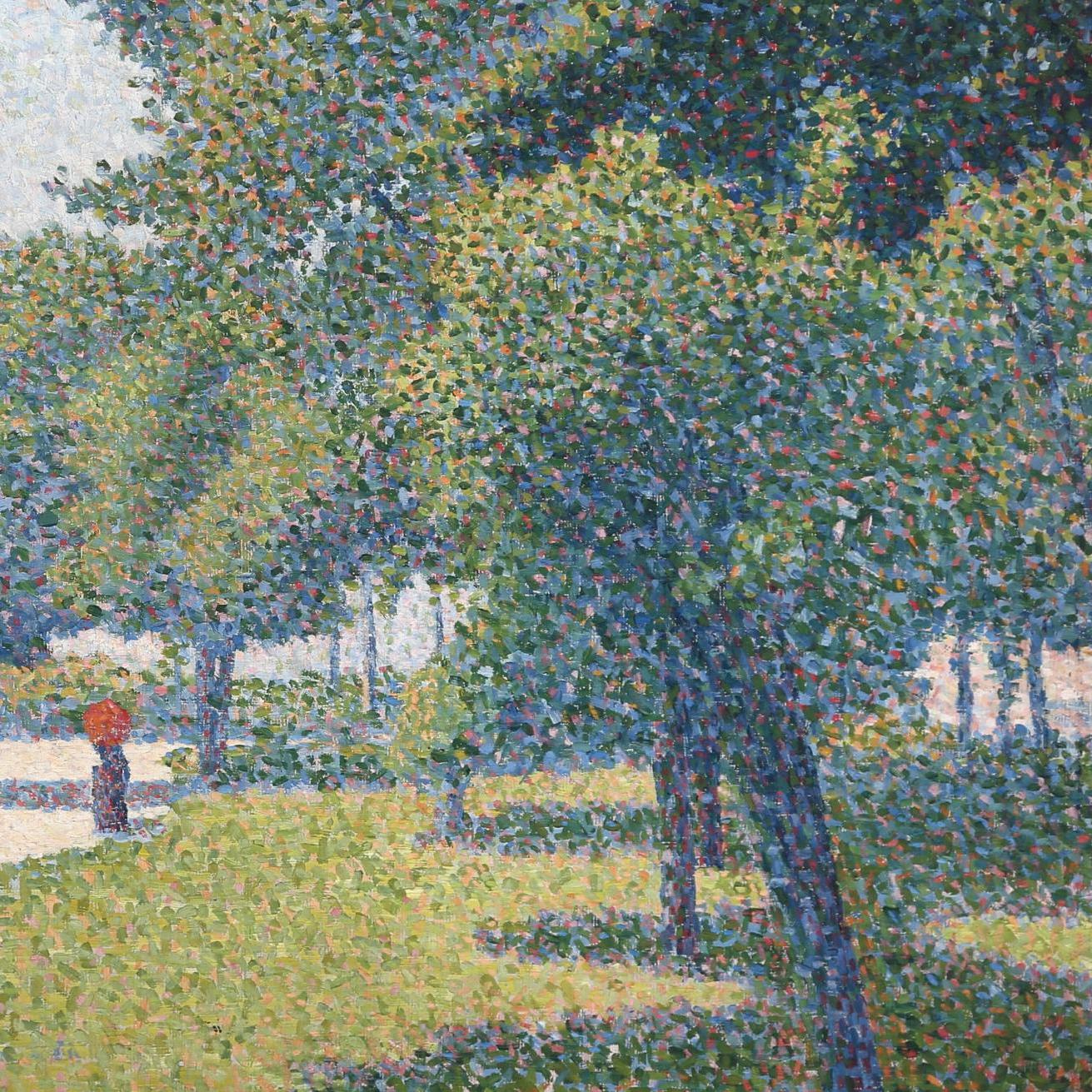 A Magisterial Bid for a Pointillism Landscape  - Lots sold