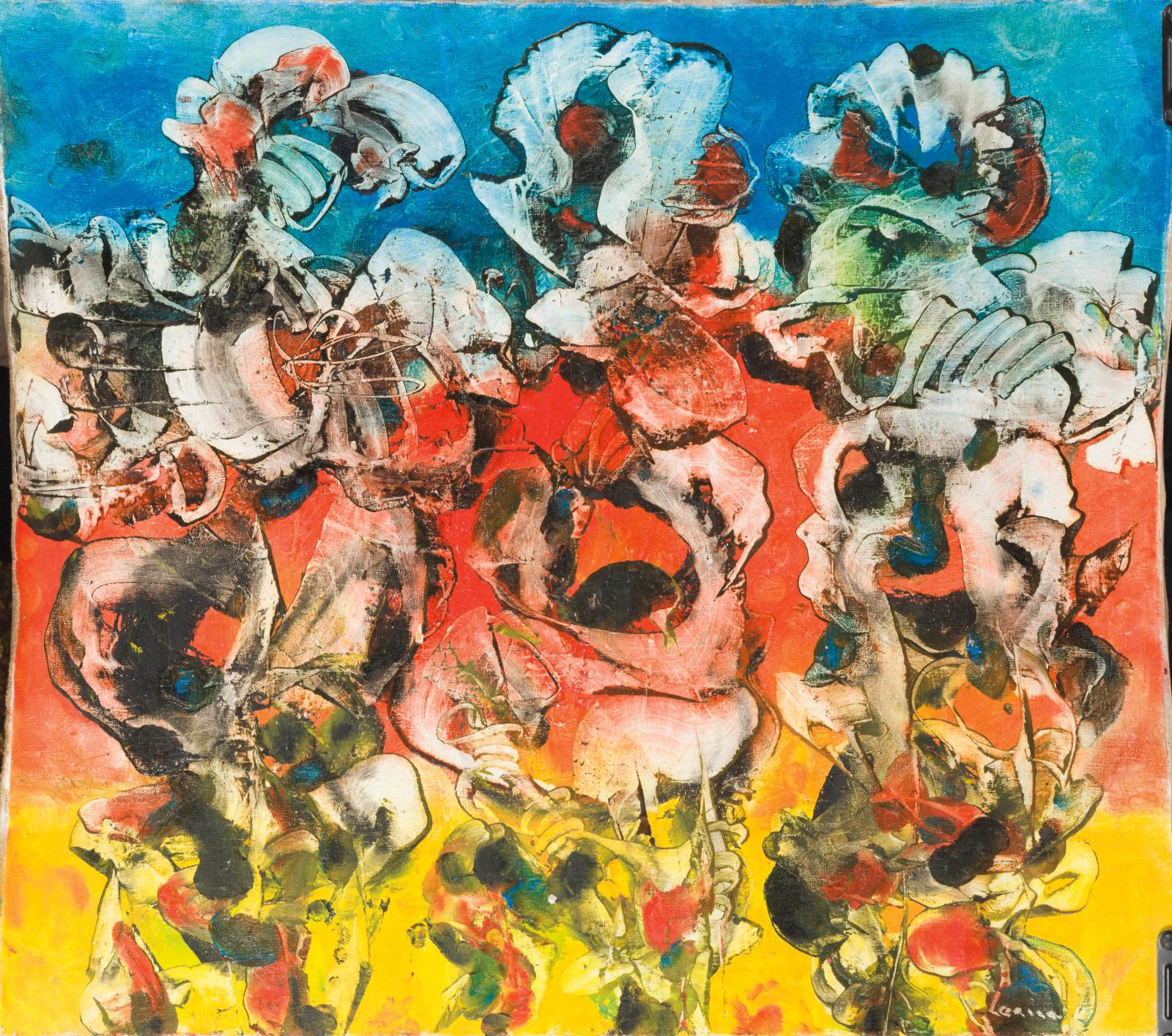 Le travail du Polonais Alfred Lenica (1899-1977) se situe dans le sillage d’une abstraction post-surréaliste. Il s’installe à Paris à la f
