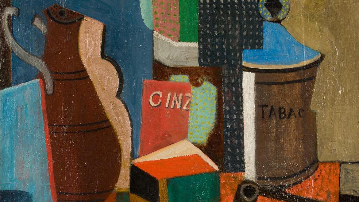 Manuel Ortiz de Zárate (1886-1946), «Still Life with Tobacco Jar», 1916, oil on canvas,... Chilean Painting in the Limelight