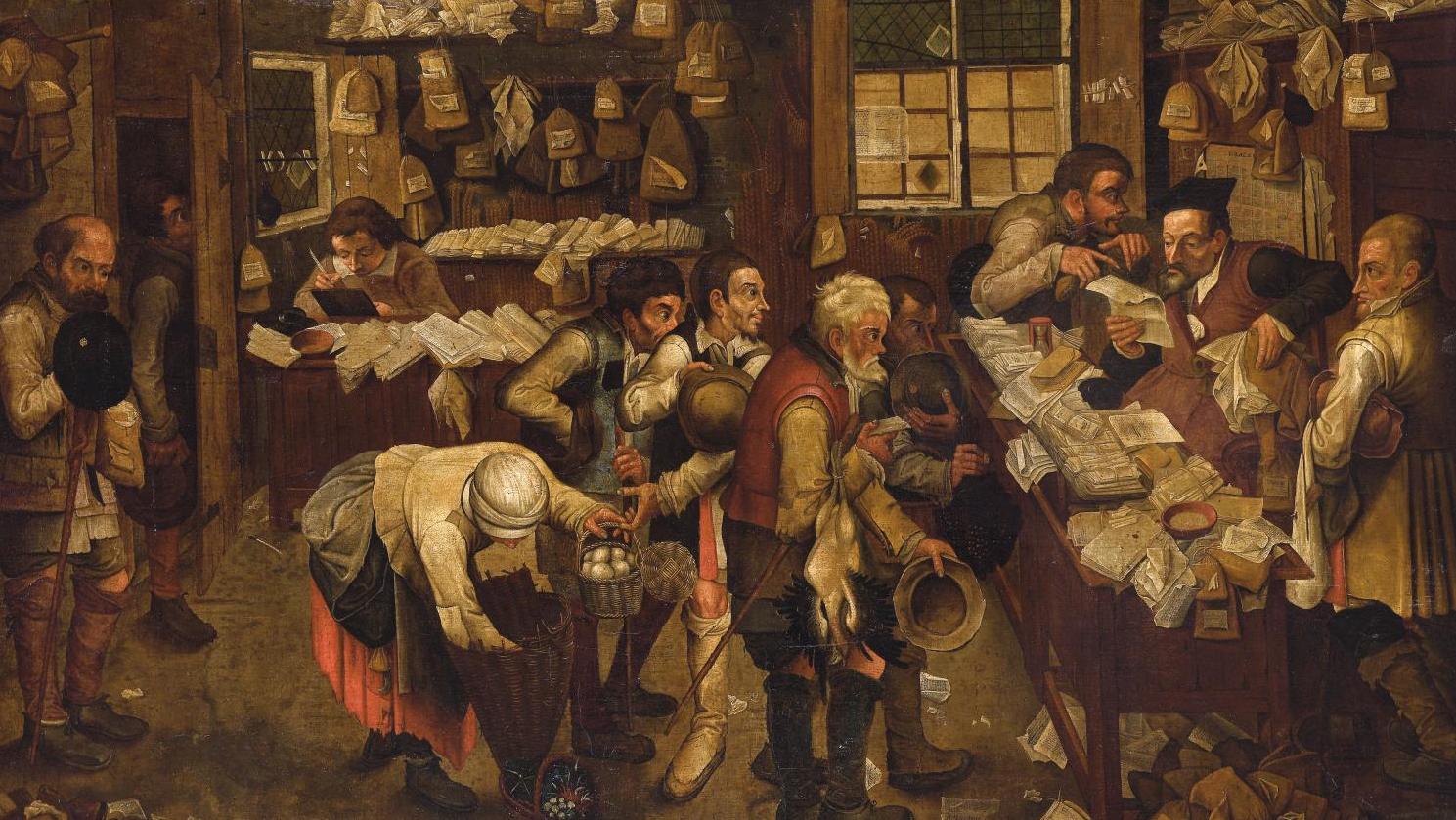 Pieter II Bruegel (1564-1636), L’Avocat du village, toile, 112 x 184 cm. Estimation :... Pieter II Bruegel : l’avocat du village ? L’affaire est dans le sac !