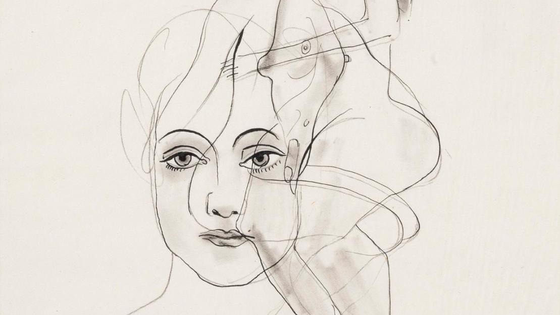 Francis Picabia (1879-1953), Transparence, vers 1929-1930, dessin à la plume et au... L’art africain, une passion française