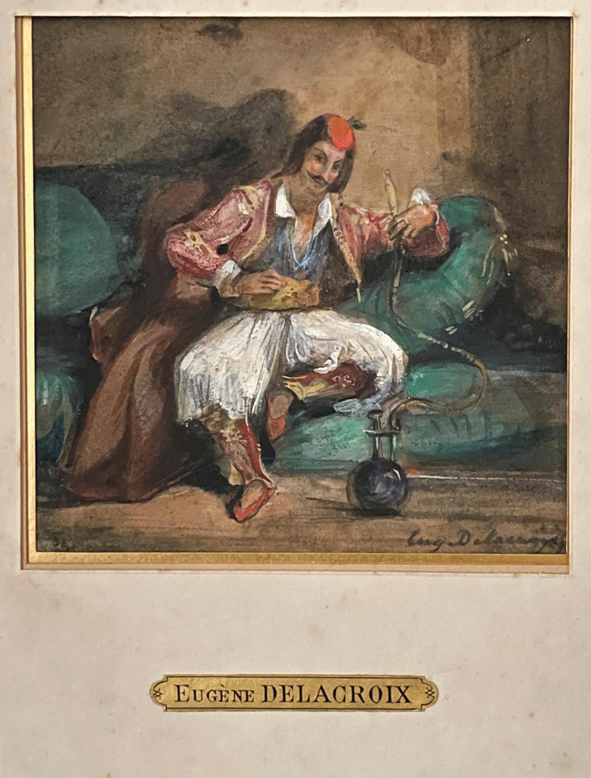 Delacroix et la Grèce, un dessin de jeunesse